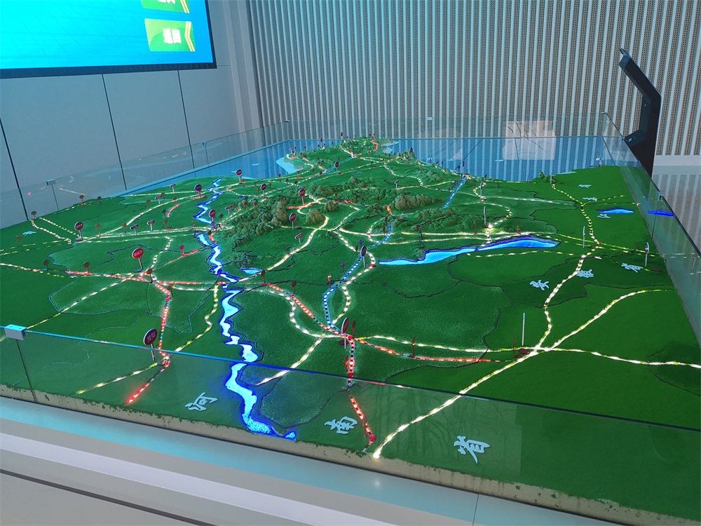 山東省高鐵路網地形